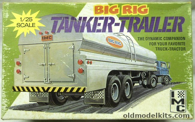 IMC 1/25 Big Rig Tanker-Trailer - Dow / Bordon (Elsie The Cow Logo)  / Generic, 703-300 plastic model kit